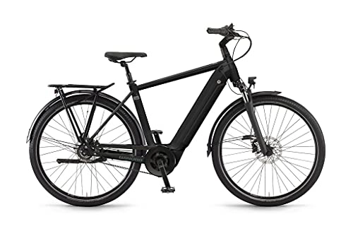 Elektrofahrräder : Winora Sinus R8f Bosch Elektro Fahrrad 2021 (27.5" Herren Diamant 52cm, Onyx Black (Herren))