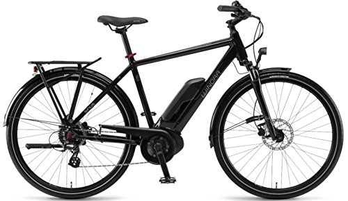 Elektrofahrräder : Winora Sinus Tria 7eco 400Wh Bosch Elektro Fahrrad 2020 (28" Herren Diamant 56cm, Schwarz (Herren))