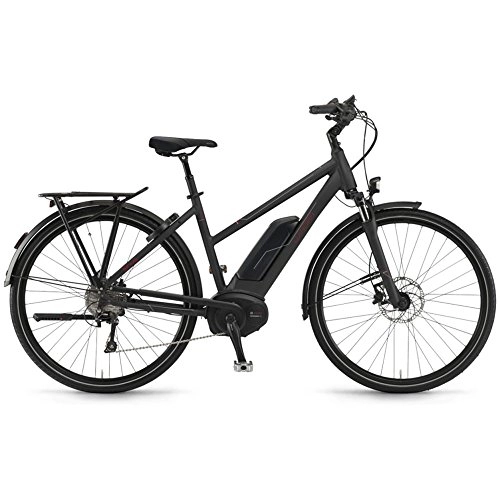 Elektrofahrräder : Winora Tria 10 500 Damen Pedelec E-Bike Trekking Fahrrad schwarz 2019: Größe: 44cm