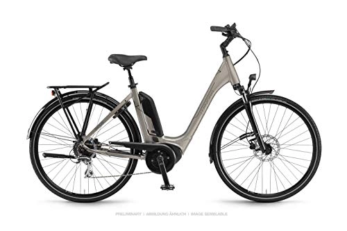 Elektrofahrräder : Winora Tria 8 400 Unisex Pedelec E-Bike Trekking Fahrrad Sand beige 2019: Gre: 54cm