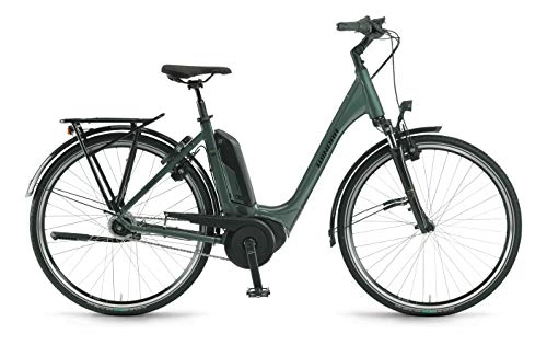 Elektrofahrräder : Winora Tria N8 Bosch Elektro Fahrrad 2021 (28" Einrohr 46cm, Olive)