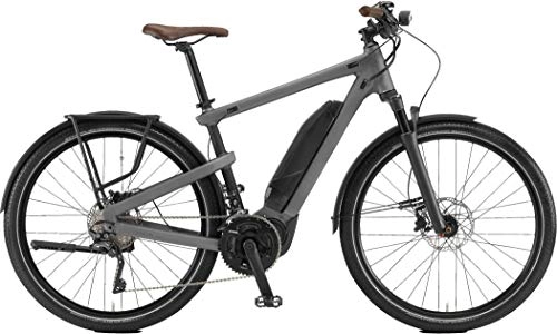 Elektrofahrräder : Winora Yakun 500 Pedelec E-Bike Trekking Fahrrad grau 2019: Größe: 43cm