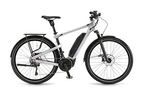 Elektrofahrräder : Winora Yakun Tour 500 Pedelec E-Bike Trekking Fahrrad silberfarben 2019: Größe: 53cm