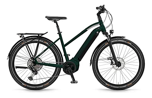 Elektrofahrräder : Winora Yucatan 10 Yamaha Elektro Fahrrad 2022 (27.5" Damen Trapez 44cm, Emerald matt (Damen))