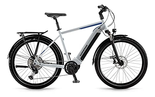 Elektrofahrräder : Winora Yucatan 12 Yamaha Elektro Fahrrad 2021 (27.5" Herren Diamant 52cm, Winterwhite (Herren))
