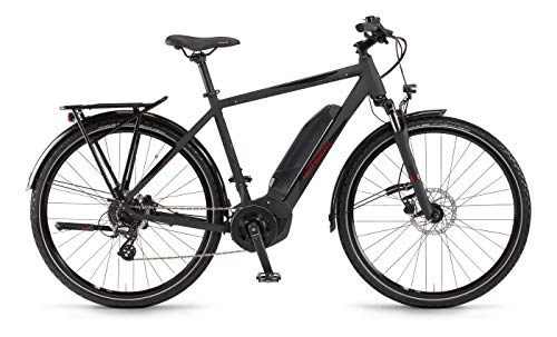 Elektrofahrräder : Winora Yucatan 8 400Wh Yamaha Elektro Fahrrad 2020 (28" Herren Diamant 60cm, Schwarz matt)