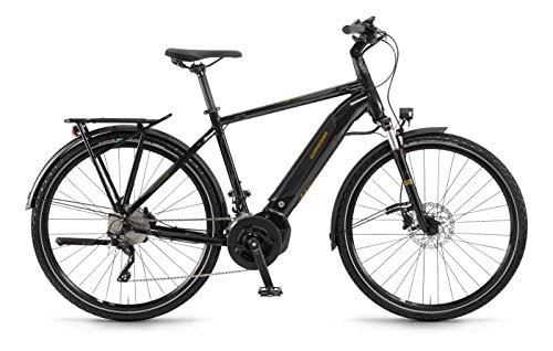 Elektrofahrräder : Winora Yucatan i20 i500Wh Yamaha Elektro Fahrrad 2020 (28" Herren Diamant 60cm, Onyxschwarz (Herren))