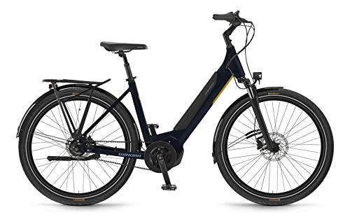 Elektrofahrräder : Winora Yucatan R8f Yamaha Elektro Fahrrad 2021 (28" Einrohr 46cm, Darkblue)