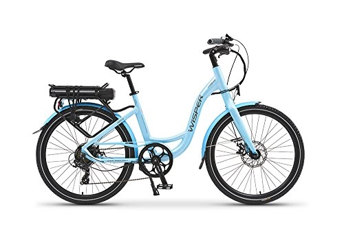 Elektrofahrräder : Wisper 705se E-Bike Stealth Black (Schwarz), Herren unisex damen, blau