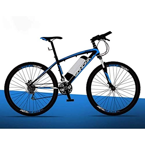 Elektrofahrräder : WXX Erwachsene Elektro-Fahrrad, 26 Zoll 36V Removable Lithiumakku Berg Ebike, Stadt Fahrrad 30Km / H Safe Speed ​​Doppelscheibenbremse, Blau