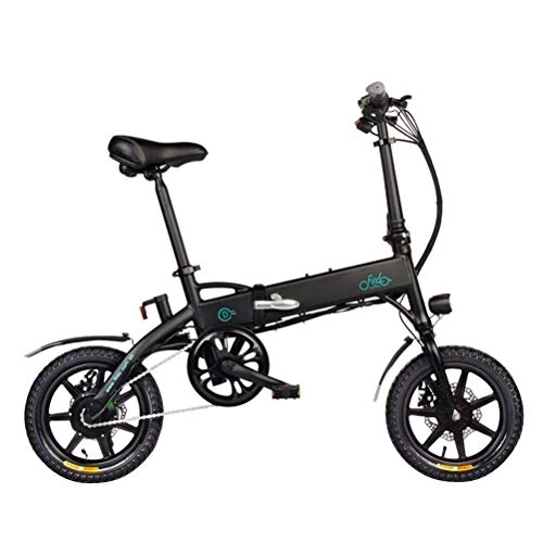 Elektrofahrräder : XBSXP Elektrofahrrad E-Bikes zusammenklappbar Elektrofahrrad Leichtes 250W 36V mit 14-Zoll-Reifen und LCD-Bildschirm