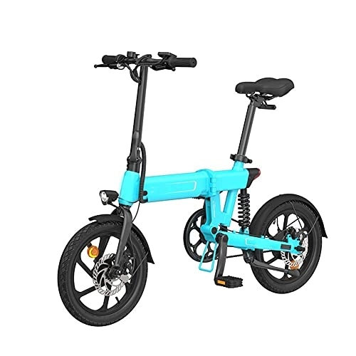 Elektrofahrräder : XBSXP Zusammenklappbares elektrisches Fahrrad Fahrrad tragbar verstellbar faltbar für das Radfahren im Freien