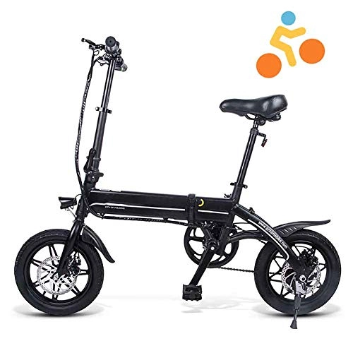 Elektrofahrräder : XFY 14 Zoll E-Bike, Elektrofahrrad 36V 250W, fr Erwachsene Sport Radfahren Im Freien Training und Pendeln, mit Scheibenbremsen 5 Geschwindigkeit