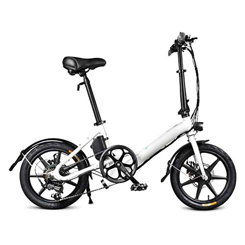 Elektrofahrräder : XFY D3 Elektrofahrrad, E-Bike Elektrofahrrad Faltbar mit Handyhalterung, Elektrofahrrad Mit 14-Zoll-Rdern und 250-W-Motor
