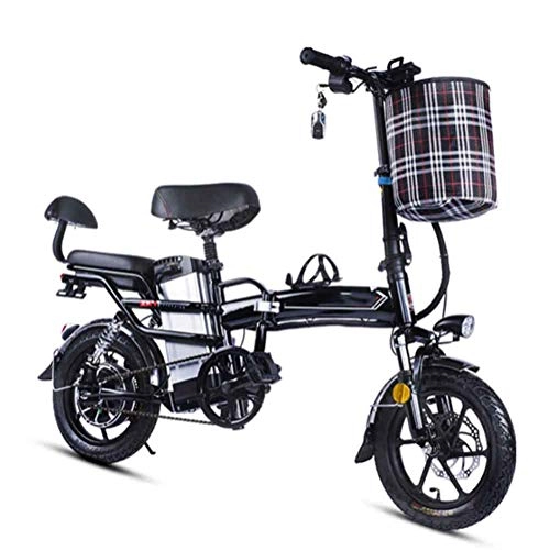 Elektrofahrräder : XFY E-Bike Elektrofahrrad - 14 Zoll Klapprad Faltrad Elektrofahrrad Mit Fernbedienung, fr Damen und Herren, Praktisches Elektro Klapprad
