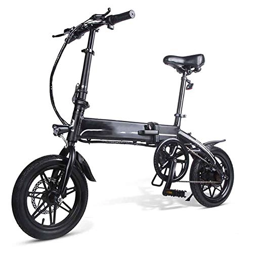Elektrofahrräder : XFY Elektro-Fahrrad Folding Electric Bike, Elektrischem Klapprad Mit Mechanische Scheibenbremsen - Bis Zu 25 Km / H - Diebstahlsichere, mit Fernbedienung