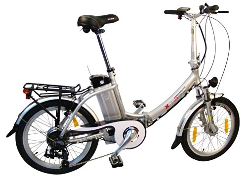 Elektrofahrräder : xGerman Faltrad Eturbo Comfort, Silber, 20 Zoll, 4260296281262