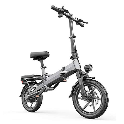 Elektrofahrräder : XXZ Elektrofahrrad Ebike Mountainbike Klapprad 14 Zoll mit 48V Lithium-Akku, 350 W Motor, Elektrische E-Bike für Herren Damen