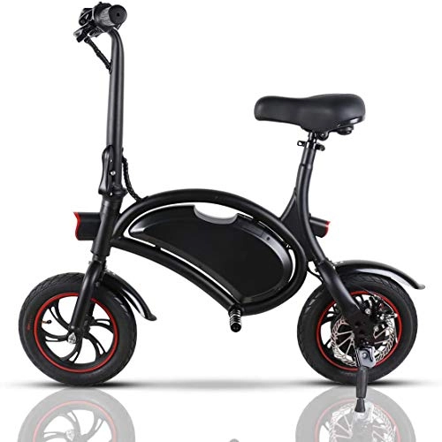 Elektrofahrräder : Ydshyth Elektrische Fahrräder Für Erwachsene, 12 Zoll 36 V Lithiumbatterie Elektrisches Fahrrad Leichte Aluminiumlegierung Rahmenscheibenbremse