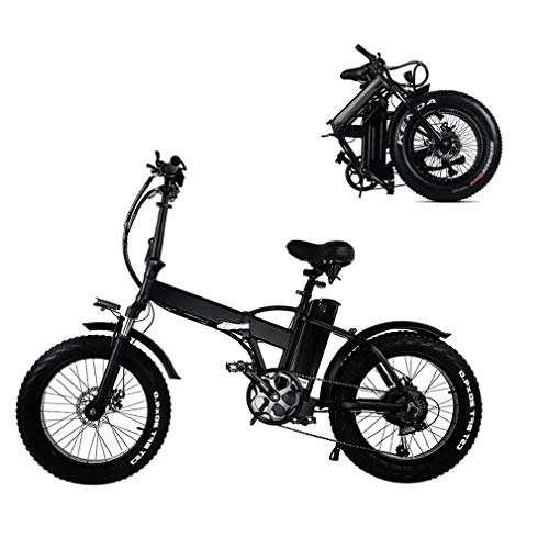 Elektrofahrräder : Ydshyth Faltbares E-Bike Elektrofahrrad, 20 Zoll Pedelec Elektrisches Fahrrad Mit Lithium-Akku 48 V 15Ah & 500 W Motor & 5 Gang-Schalthebel