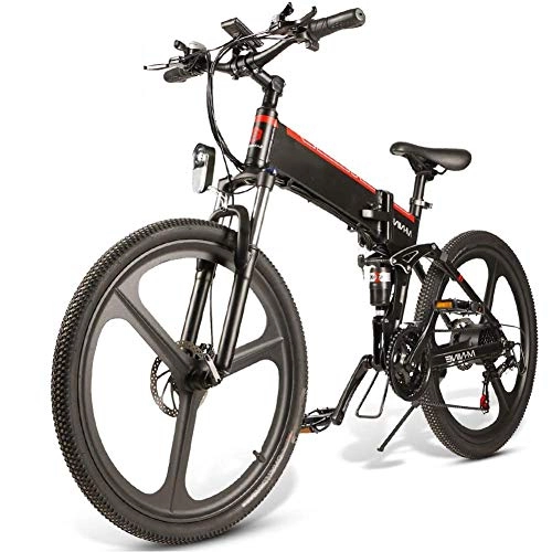 Elektrofahrräder : Ylight 26 Zoll Lithium Batterie Elektrisches Fahrrad Falten Power Assist Elektrofahrrad E-Bike 350 W 48 V 8 Ah Motor Moped Fahrrad