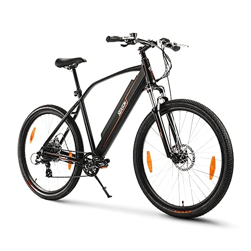 Elektrofahrräder : YOSE POWER 27, 5'' E-Bike 36V 250W Heckmotor mit Shimano 7 Gang Freilauf E-Mountainbike mit 36V 13Ah Akku