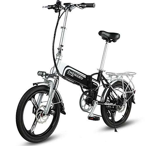Elektrofahrräder : YPYJ Folding Elektro-Fahrrad Für Erwachsene Lithiumbatterie Männer Und Frauen Doppel-Batterie Auto Mini Kleines Elektro-Auto
