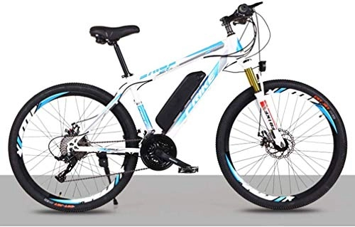 Elektrofahrräder : YSNJG Elektro-Bike Für Erwachsene 26" 250W Elektrisches Fahrrad Für Mann Frauen High Speed ​​Brushless Getriebemotor 21-Gang Gang E-Bike, Weiß