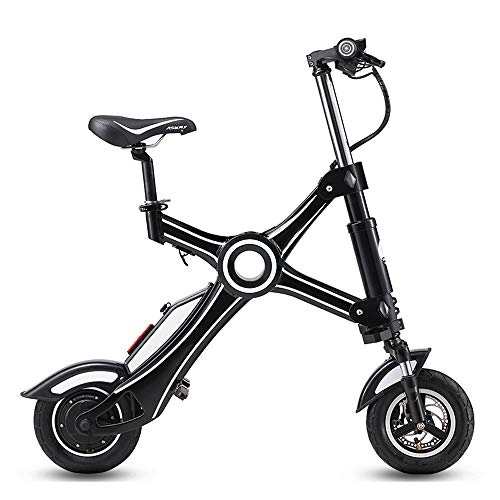 Elektrofahrräder : YYD Elektrofahrrad Klappkrper Fashion & Smart E-Bike, 36V 250W Heckmotor Elektrofahrrad, Schwarz, 7.8AH