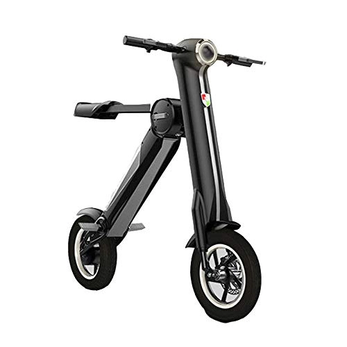 Elektrofahrräder : YYD Mini klappbares elektrisches Fahrrad - Eine Sekunde faltendes, kleines Batterieauto fr Mnner und Frauen ultraleichter tragbarer Lithiumbatterien-Erwachsenenroller