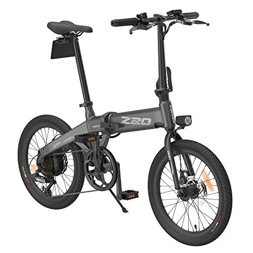 Elektrofahrräder : Z20 Elektrofahrräder für Erwachsene, Zusammenklappbare Fahrräder für Frauen Männer mit 250W 10Ah Batterie 36V Höchstgeschwindigkeit 25 km / h Geeignet für die Stadt (Grau)