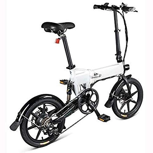 Elektrofahrräder : ZEDARO Elektrisches Faltrad, zusammenklappbares elektrisches Fahrrad, 250 W 7, 8 Ah Faltbares elektrisches Fahrrad Faltbares elektrisches Fahrrad, zusammenklappbares elektrisches Fahrrad Fahrrad Al