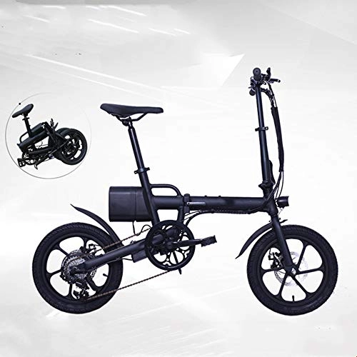 Elektrofahrräder : ZHaoZC Elektrofahrrad 16zoll, Lithiumbatterie E-Bike, Aluminiumlegierung Ultraleicht Klappschalt Elektrofahrrad, Elektrofahrrad mit 6-Gang Nabenschaltung kann 40-60 km