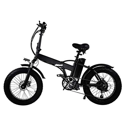 Elektrofahrräder : ZHIFENGLIU Elektrofahrrad, Faltbares Doppelscheibenbremssystem Hochleistungsdmpfung 20 Zoll 48 V Mit 15 Ah Lithiumbatterie Fahrrad