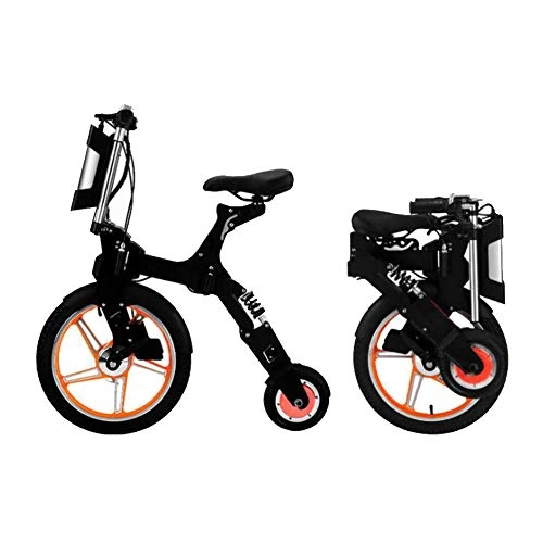 Elektrofahrräder : ZHIFENGLIU Folding Elektro-Fahrrad, Lithium-Batterie Fr Erwachsene Mini-Batterie Auto Fr Mnner Und Frauen Zweirdrigen Kleines Elektro-Fahrrad