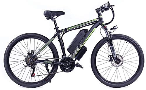 Elektrofahrräder : ZMHVOL Ebikes, elektrische Fahrräder für Erwachsene 1000W 26-Zoll-Elektro-Mountainbike, mit Abnehmbarer 48-V- und 13AH-Batterie 21-Gang-Gangwechsel für den Außenradfahren ZDWN (Color : Green)