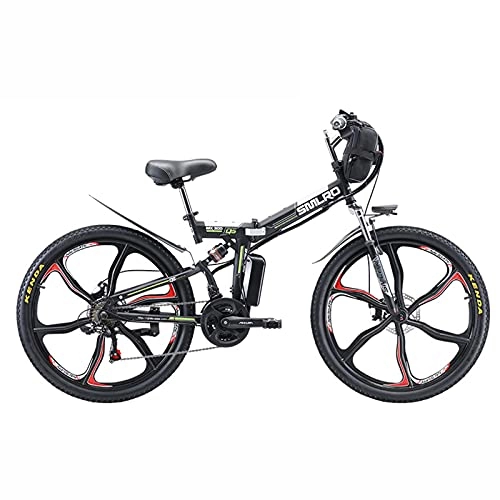 Elektrofahrräder : ZOSUO 26 Zoll E-Bike Faltbares Fahrrad Trekking Pedelec Mountainbike 48V13ah Motor 350W Batterie / Shimano 21-Gang-Getriebe / Höchstgeschwindigkeit 30Km / H Radfahren Im Freien