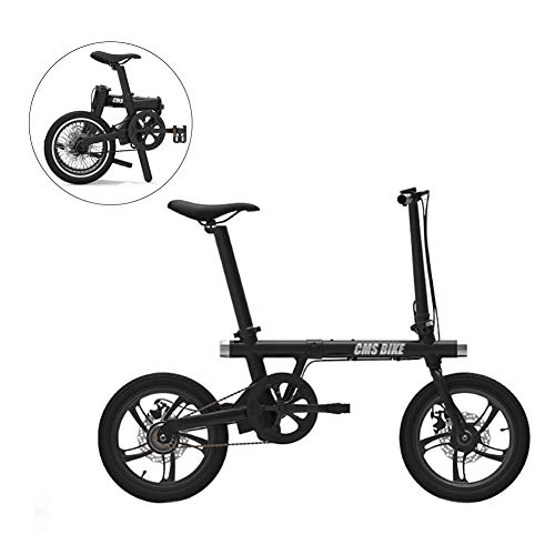 Elektrofahrräder : ZQNHXY Urban Commuter Folding E-Bike, Hchstgeschwindigkeit 25 km / h, 16inch Superleichtgewicht, Abnehmbare Lithium Battery Charging, Unisex Fahrrad