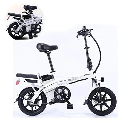 Elektrofahrräder : ZZQ Elektrische Fahrräder 350w, die elektrische Fahrräder für elektrische Fahrräder der Fahrrad-Scheibenbremsen der Erwachsen-48v Falten