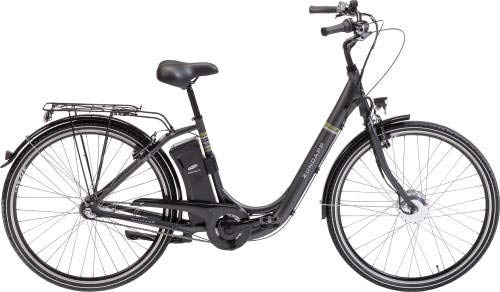 Elektrofahrräder : Zündapp E-Bike Alu-City Green 2.0 | 26 Zoll | 250 W | Vorderradmotor | 24 V | SAMSUNG Akku | 11 Ah | Damen | 3-Gang SHIMANO Nabenschaltung | ca. 70 km | blau matt | Blaupunkt LED Display