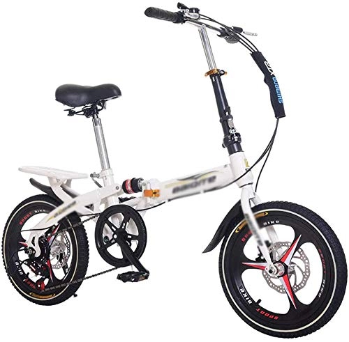 Falträder : 20 Zoll Leichtmetall Klapprad Cityfahrrad Mini Faltrad Klein Tragbar Fahrrad Erwachsene Student