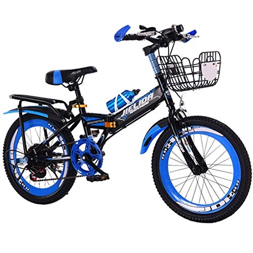 Falträder : 20in Folding Kinder Fahrrad Geschwindigkeit Mountainbike 6-7-10 Jahre Alter Junge Mountainbike