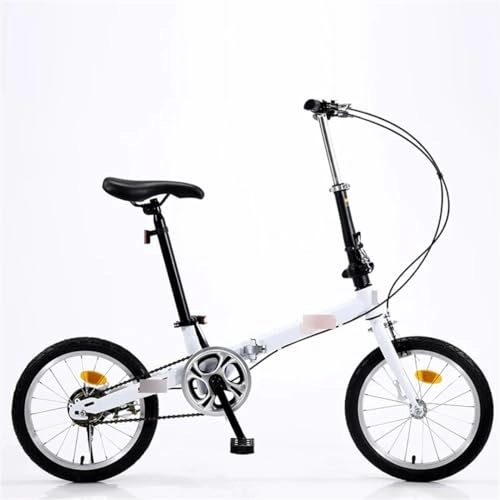 Falträder : 40, 6 cm (16 Zoll) Klapprad Mini kleines Rad faltbares Fahrrad Rahmen aus Karbonstahl Single Speed Kinderfahrrad 9 16 Zoll
