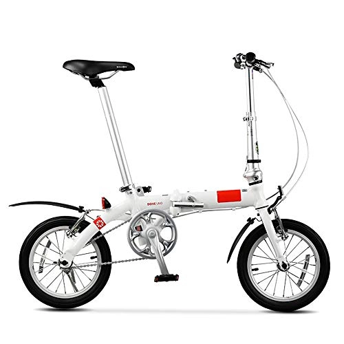 Falträder : AI CHEN Faltrad Ultraleicht Männer und Frauen Mini tragbare kleine Rad Fahrrad 14 Zoll