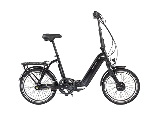Falträder : Allegro Unisex – Erwachsene Andi 7 Plus 374 20" E-Bike, Schwarz, 42 cm