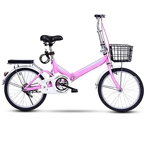 Falträder : ASPZQ Mini Tragbarer Pendler-Bike, Komfortables Mobile Tragbare Kompakte Leichte Bikes Erwachsener Student Lightweight Bike, C