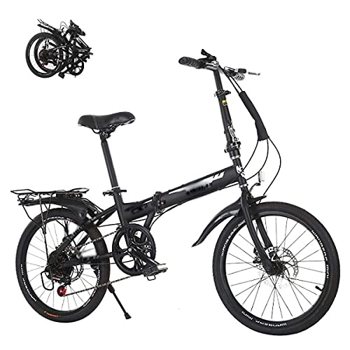 Falträder : BaiHogi Profi-Rennrad, Klapprad, erwachsenes faltbares Fahrrad + Leichtmänner Frauen-Bikes, 20 in Klapp-Bike-Pendler-Folding City Compact Bike-Fahrrad (Color : A, Size : 20in)