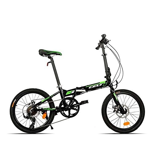 Falträder : Bazaar 20 Zoll Faltrad Fahrrad mini faltbares Fahrrad Aluminium Rahmen mit variabler Geschwindigkeit