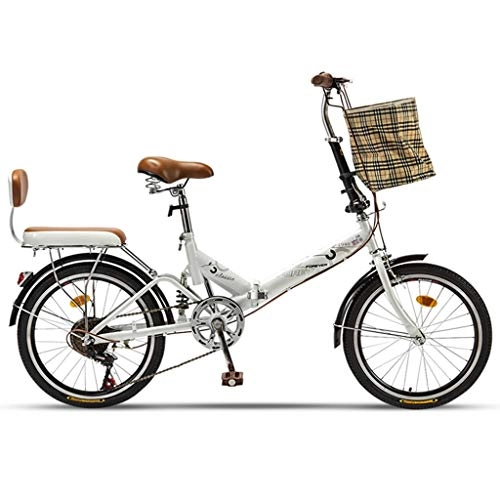 Falträder : Bicicletta Faltbar, leicht, für Damen und Erwachsene, mit variabler Geschwindigkeit, Studenten zu Hause, Reisen bei der Arbeit