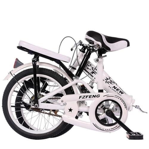 Falträder : BradOc 16 Zoll Faltrad, Klapprad Klappfahrrad Für Damen Und Herren Klappräder Erwachsene Folding City, für Sport Outdoor Radfahren Pendeln, 1